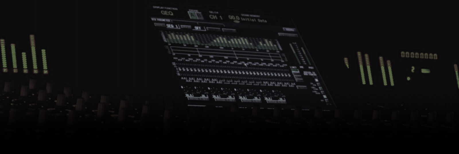 Summensignals beim Mixdown im Studio