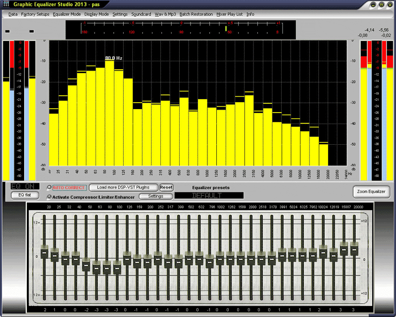 graphic equalizer